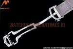 Cartier - Pasha Ladies Grey SS/LE White/Num AF Qtz