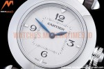 Cartier - Pasha Ladies Grey SS/LE White/Num AF Qtz