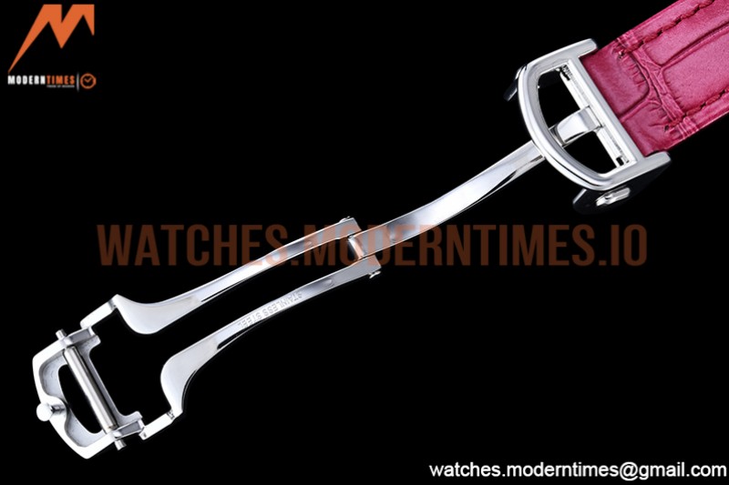 Cartier - Pasha Ladies Pink SS/LE White/Num AF Qtz
