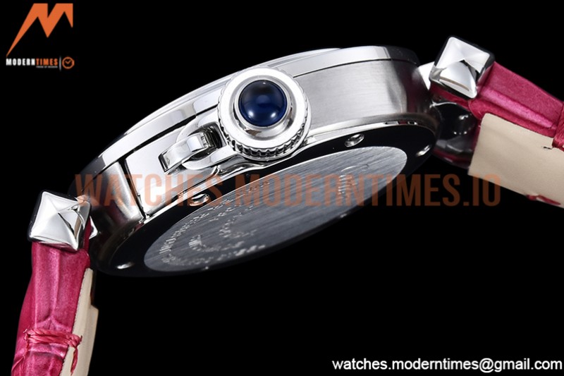 Cartier - Pasha Ladies Pink SS/LE White/Num AF Qtz