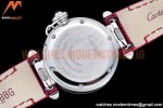 Cartier - Pasha Ladies Pink SS/LE White/Num AF Qtz