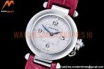 Cartier - Pasha Ladies Pink SS/LE White/Num AF Qtz