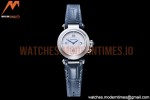 Cartier - Pasha Ladies Blue SS/LE White/Num AF Qtz