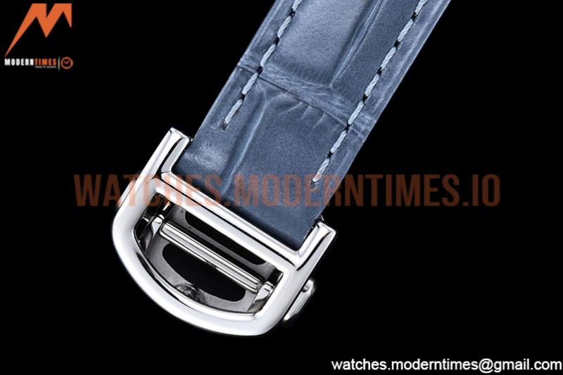 Cartier - Pasha Ladies Blue SS/LE White/Num AF Qtz