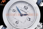 Cartier - Pasha Ladies Blue SS/LE White/Num AF Qtz
