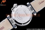 Cartier - Pasha Ladies Blue RG/SS/LE White/Num AF Qtz