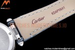 Cartier - Pasha Ladies Blue RG/SS/LE White/Num AF Qtz
