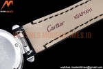 Cartier - Pasha Ladies Blk RG/SS/LE White/Num AF Qtz