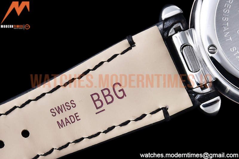 Cartier - Pasha Ladies Blk RG/SS/LE White/Num AF Qtz