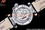 Cartier - Pasha Ladies Blk RG/SS/LE White/Num AF Qtz