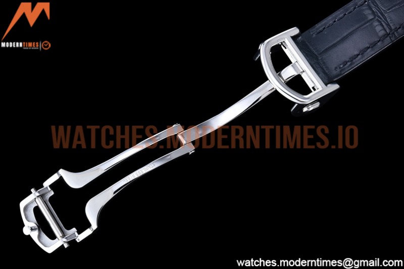Cartier - Pasha Ladies Blk RG/SS/LE White/Num AF Qtz