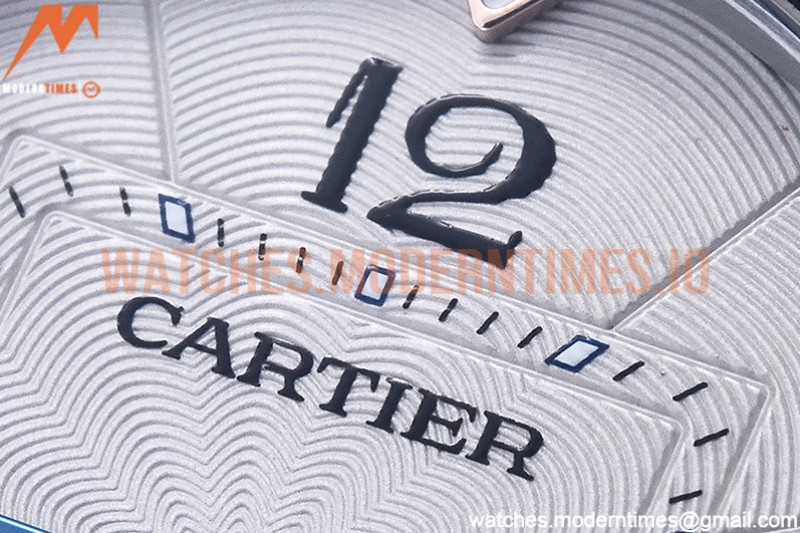 Cartier - Pasha Ladies Blk RG/SS/LE White/Num AF Qtz