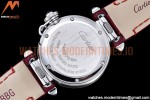 Cartier - Pasha Ladies Red RG/SS/LE White/Num AF Qtz
