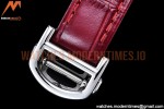 Cartier - Pasha Ladies Red RG/SS/LE White/Num AF Qtz