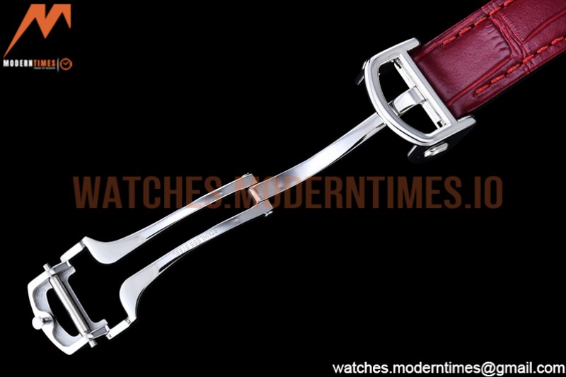 Cartier - Pasha Ladies Red RG/SS/LE White/Num AF Qtz