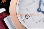 Cartier - Pasha Ladies Red RG/SS/LE White/Num AF Qtz