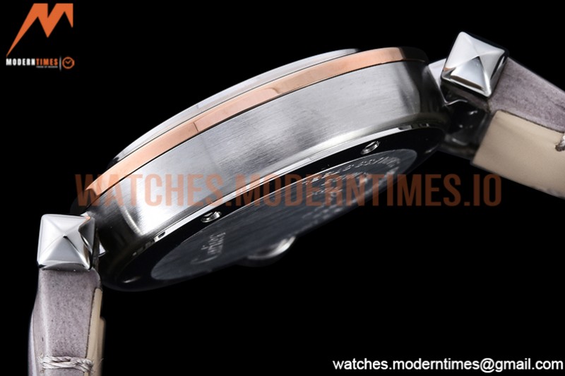 Cartier - Pasha Ladies Grey RG/SS/LE White/Num AF Qtz