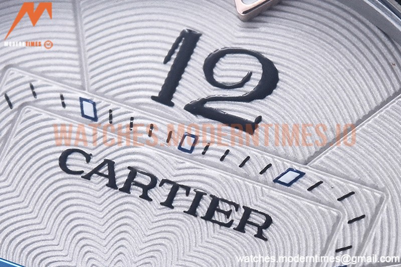 Cartier - Pasha Ladies Grey RG/SS/LE White/Num AF Qtz