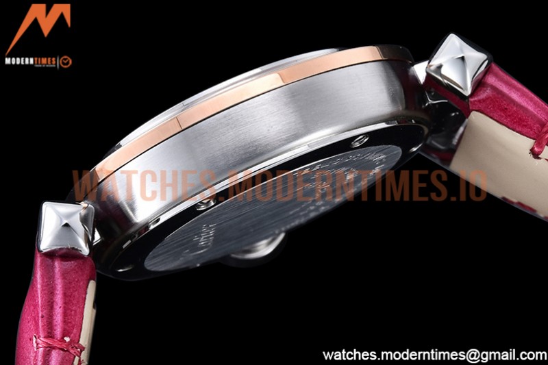 Cartier - Pasha Ladies Pink RG/SS/LE White/Num AF Qtz