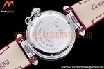 Cartier - Pasha Ladies Pink RG/SS/LE White/Num AF Qtz