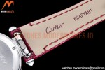 Cartier - Pasha Ladies Pink RG/SS/LE White/Num AF Qtz