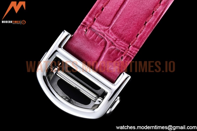 Cartier - Pasha Ladies Pink RG/SS/LE White/Num AF Qtz