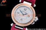 Cartier - Pasha Ladies Pink RG/SS/LE White/Num AF Qtz