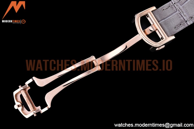 Cartier - Pasha Ladies Dia Grey RG/LE White/Num AF Qtz