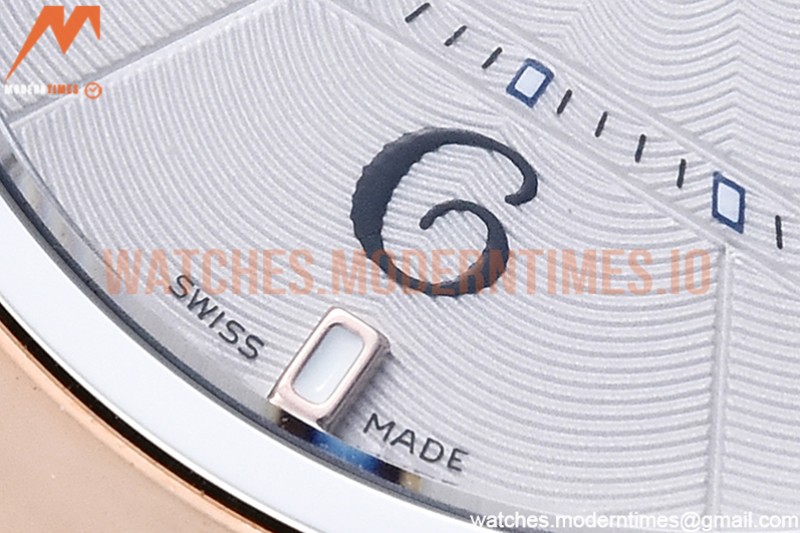 Cartier - Pasha Ladies RG/SS White/Num AF Qtz