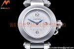 Cartier - Pasha Ladies SS/SS White/Num AF Qtz