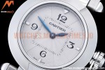 Cartier - Pasha Ladies SS/SS White/Num AF Qtz