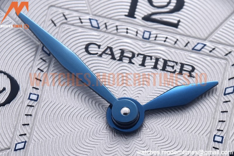 Cartier - Pasha Ladies Blue RG/LE White/Num AF Qtz