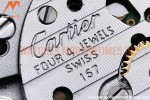 Cartier - Pasha Ladies Red RG/LE White/Num AF Qtz