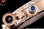 Cartier - Pasha Ladies Dia Blue RG/LE White/Num AF Qtz