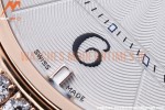 Cartier - Pasha Ladies Dia Blue RG/LE White/Num AF Qtz