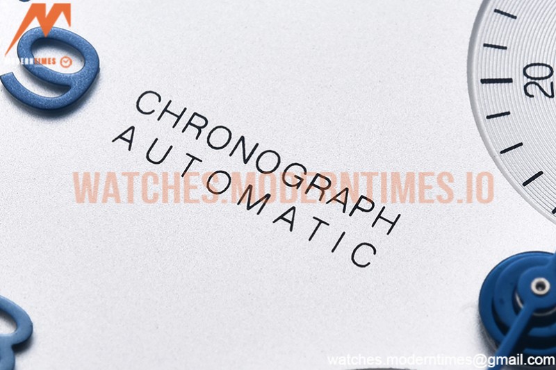 IWC - Portuguese Chrono Ed SS/SS Wht/Blue Num ZF A7750