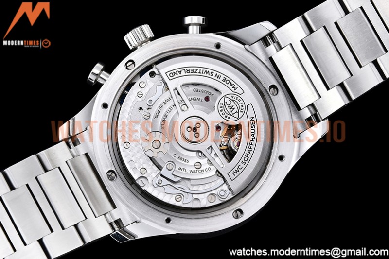 IWC - Portuguese Chrono Ed SS/SS Wht/Blue Num ZF A7750
