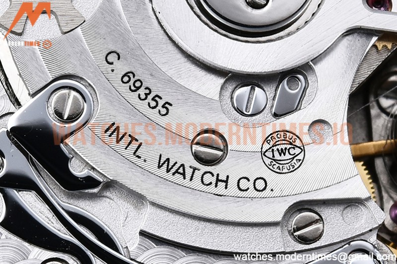 IWC - Portuguese Chrono Ed SS/SS Wht/Blue Num ZF A7750