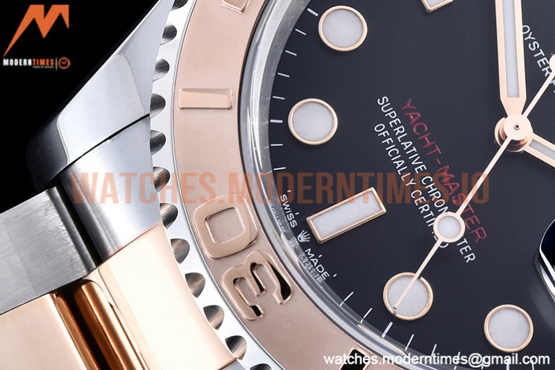 Rolex - YachtMaster 126621 40mm 904 RG/SS Black VSF VS3235