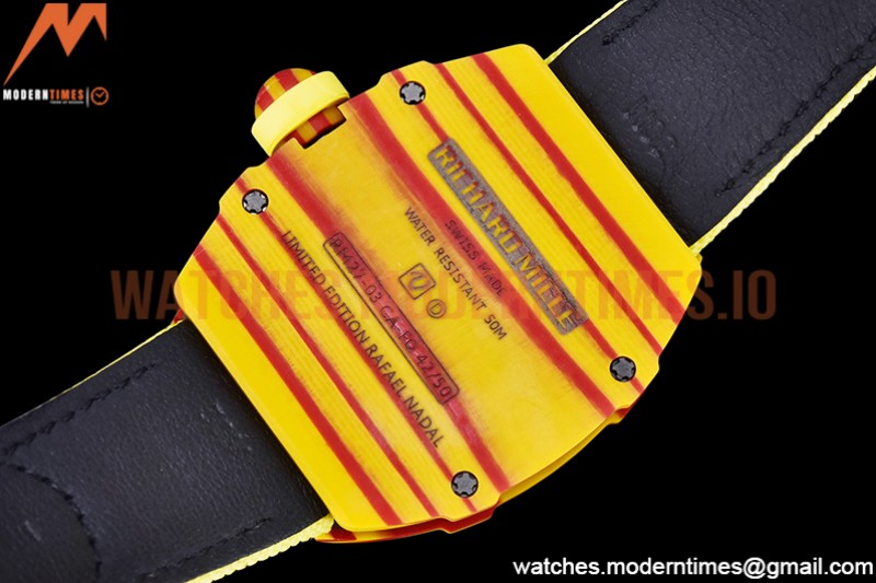 Richard Mille - Rafael Nadal RM27-03 Tourb Yelw NTPT/NY Ske BBR Tourbillon