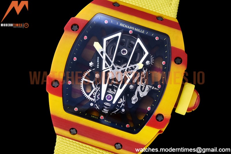 Richard Mille - Rafael Nadal RM27-03 Tourb Yelw NTPT/NY Ske BBR Tourbillon