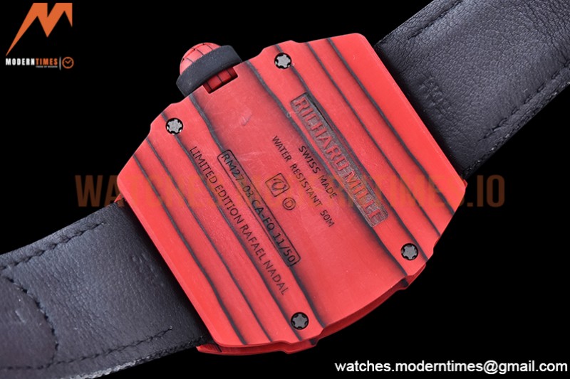 Richard Mille - Rafael Nadal RM27-03 Tourb Red NTPT/NY Ske BBR Tourbillon