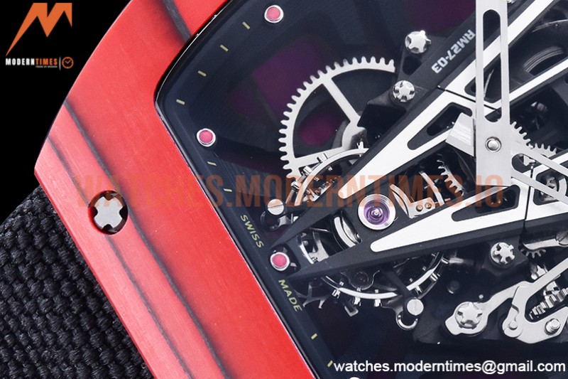 Richard Mille - Rafael Nadal RM27-03 Tourb Red NTPT/NY Ske BBR Tourbillon