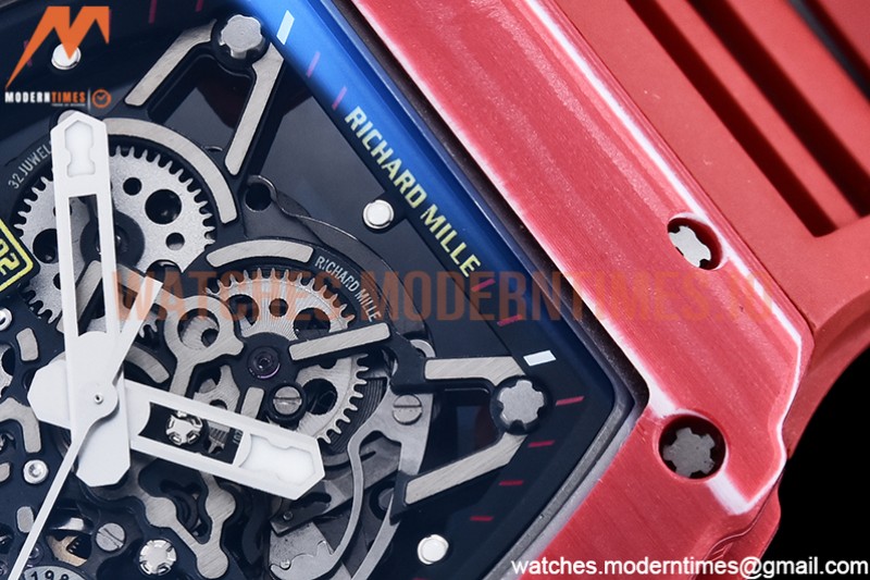 Richard Mille - RM035-02 Rafael Nadal Red RNTPT/RU Skele T+F RMUL2