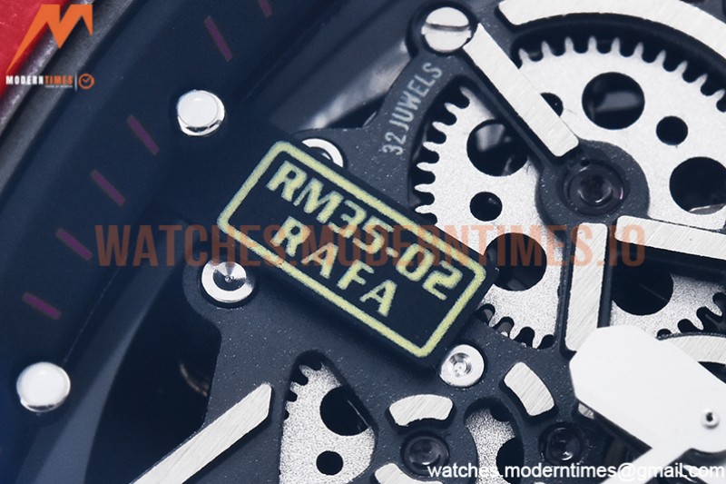 Richard Mille - RM035-02 Rafael Nadal Black RNTPT/RU Skele T+F RMUL2
