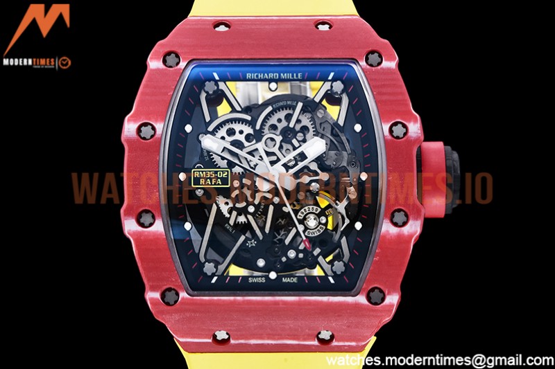 Richard Mille - RM035-02 Rafael Nadal Yelw RNTPT/RU Skele T+F RMUL2