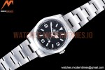 Rolex - Explorer 1 124270 36mm 904L SS/SS Blk GMF V2 VR3230