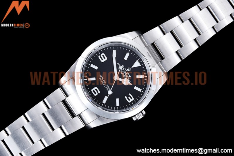 Rolex - Explorer 1 124270 36mm 904L SS/SS Blk GMF V2 VR3230