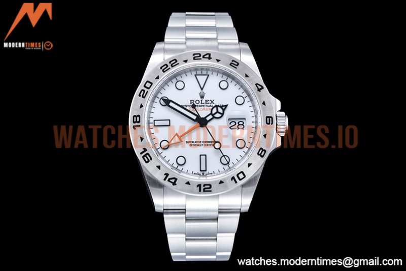 Rolex - Explorer II 226570 904L SS/SS Wht GMF V4 A3285 CHS
