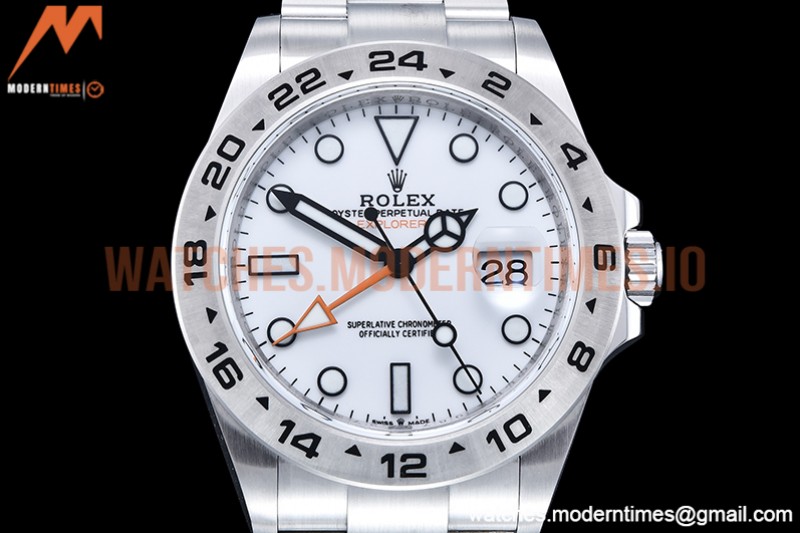 Rolex - Explorer II 226570 904L SS/SS Wht GMF V4 A3285 CHS
